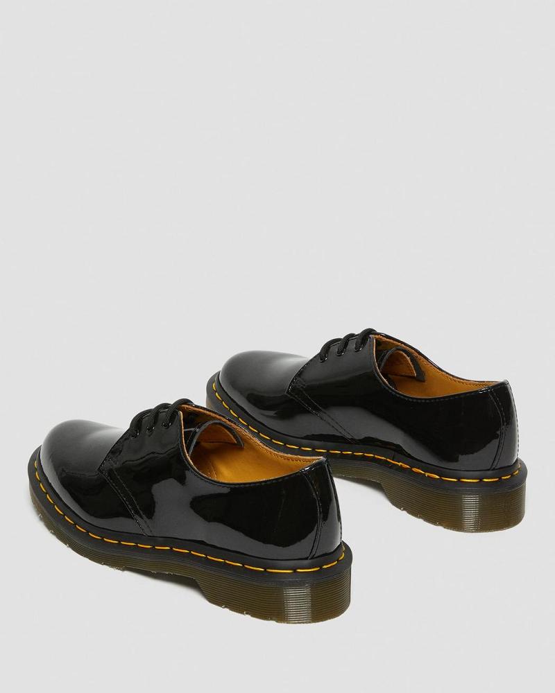 Zapatos Oxford Dr Martens 1461 Charol Cuero Mujer Negros | MX 430NWY